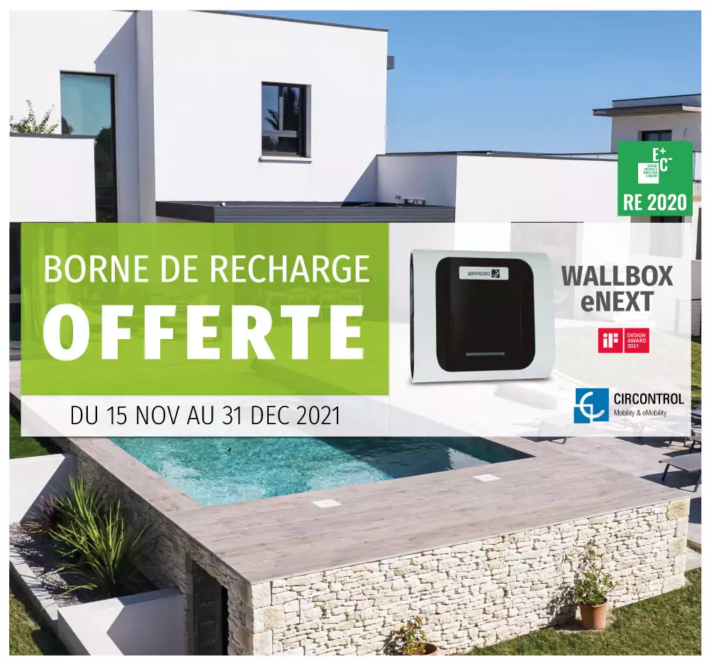 Votre borne de recharge WallBox eNext offerte !