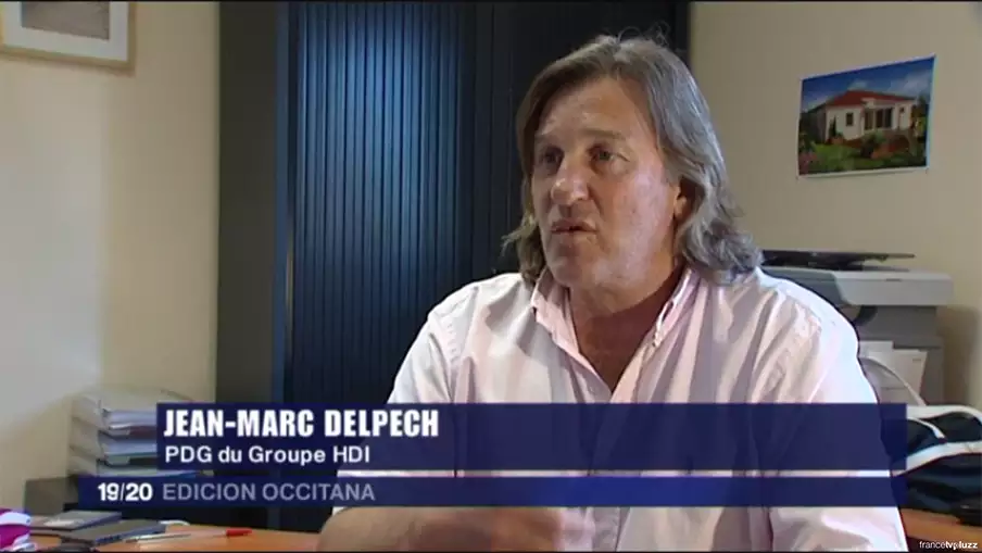Jean Marc Delpech, PDG du Groupe HDI sur France 3