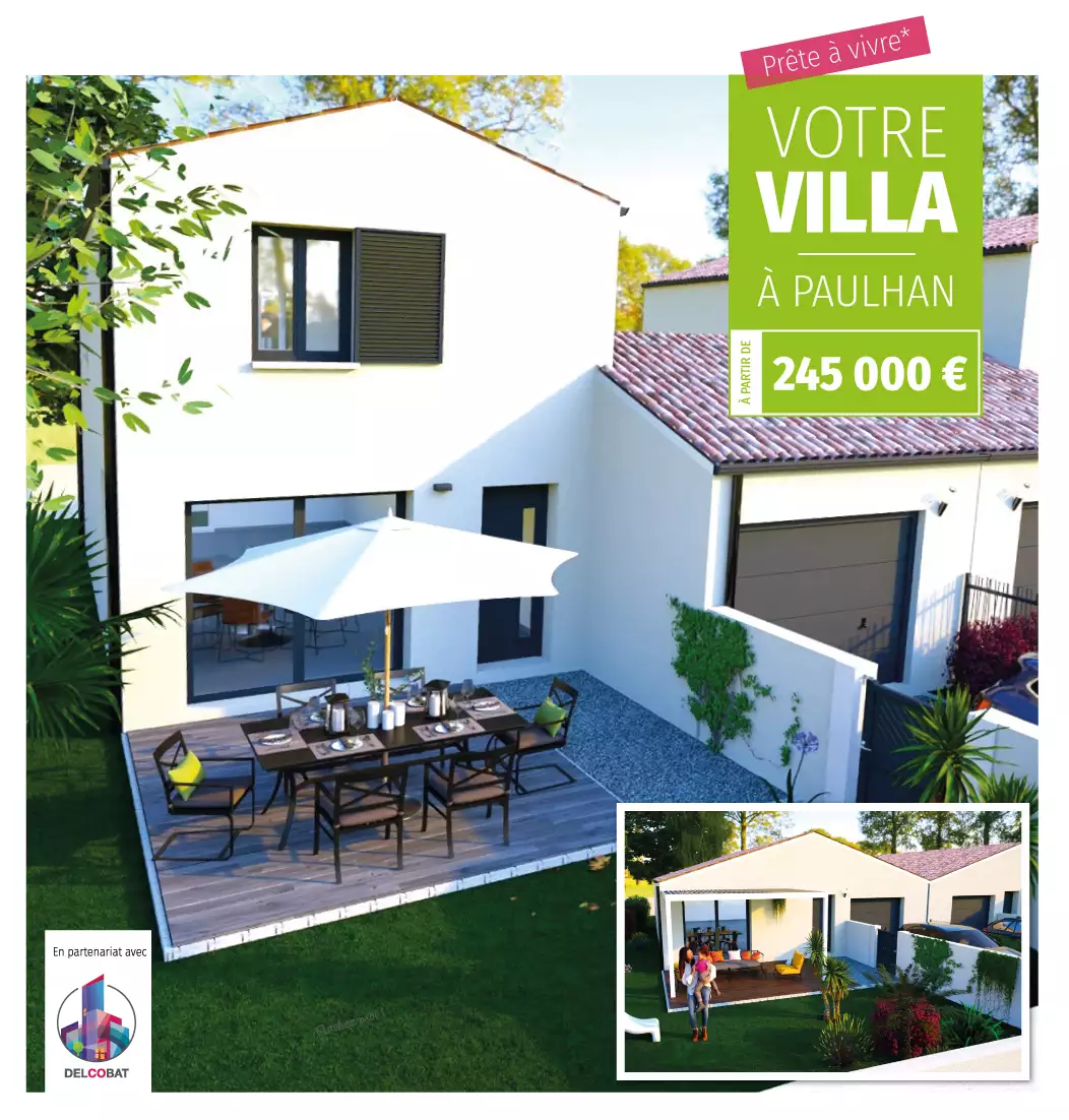 Votre Villa à Paulhan à partir de 245 000 €*