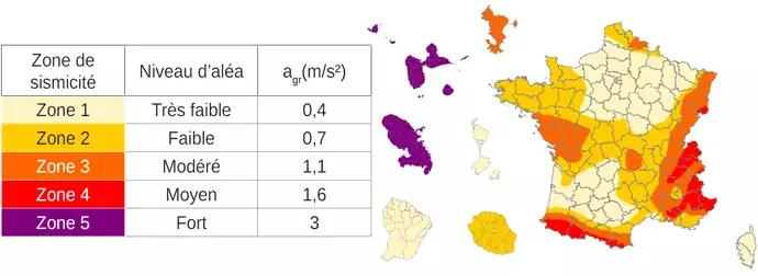 Construire en zone sismique en France métropolitaine