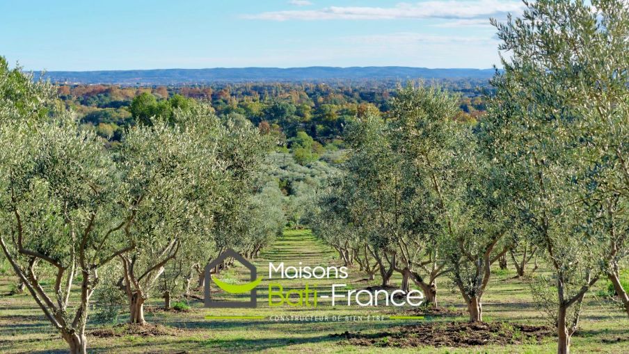 Terrain à bâtir de 455 m² à Domazan (30390) –...