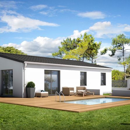 Maison avec terrain de plus de 500m²