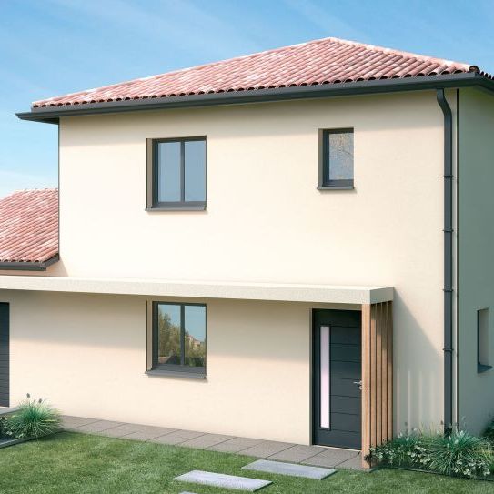 Maison neuve contemporaine 4 pièces avec garage à Cournonterral 34660 , proche écoles et commodités