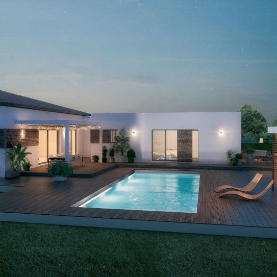 Villa contemporaine 5 pièces 140m2 sur parcelle de 1000m2