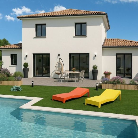 Maison à étage 120 m² avec suite parentale et terrain de 600 m² à Eyguières
