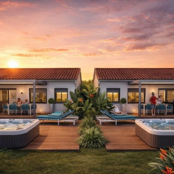 Villa traditionnelle 136 m² avec 2 logements distincts, jardin privatif, à 10 min des plages et de Montpellier – Vic-la-Gardiole (34110)