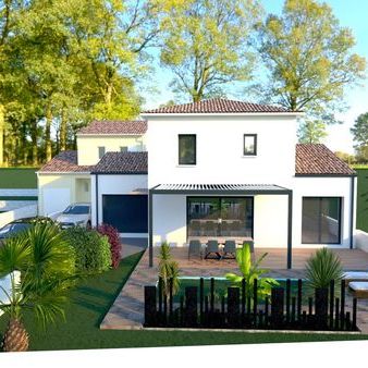 Villa neuve + grand terrain à Villeneuve Les Beziers (34500)