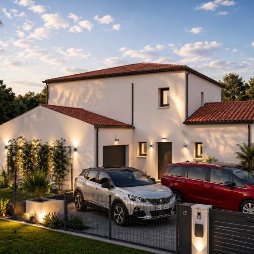 ✨ POUSSAN (34560) – Élégante villa contemporaine T5 avec suite parentale et garage