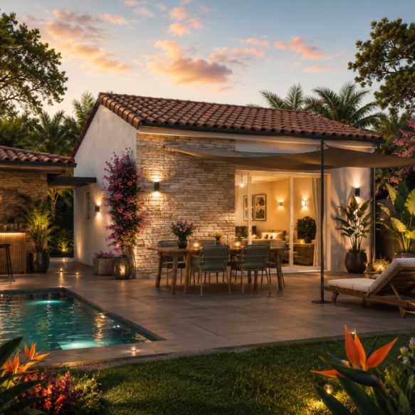 Villa 2 chambres à Aspiran