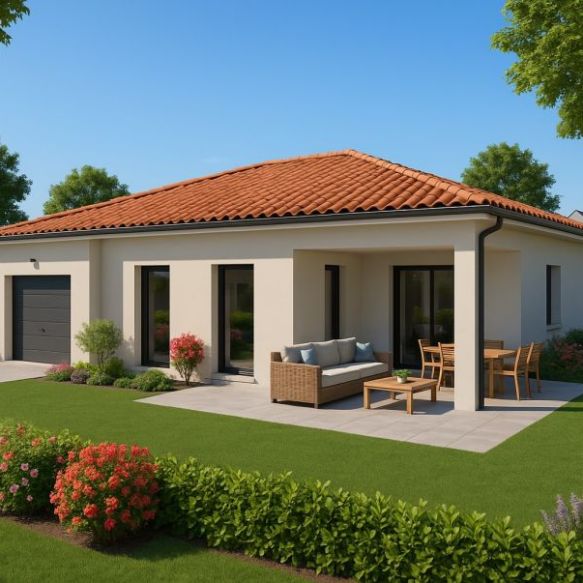 villa contemporaine à Aniane 34150
