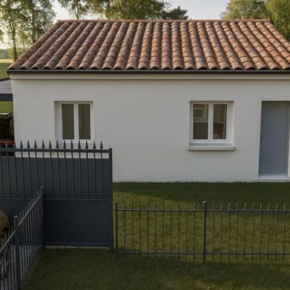 Maison de vacances 50 m² avec 2 chambres sur terrain viabilisé de 274 m² au cœur de Marseillan 34340