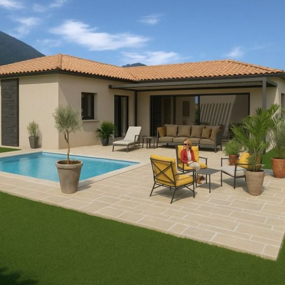 Maison neuve de 110 m² à Martigues (13500) – Plain-pied 4 pièces avec suite parentale sur terrain viabilisé proche commodités