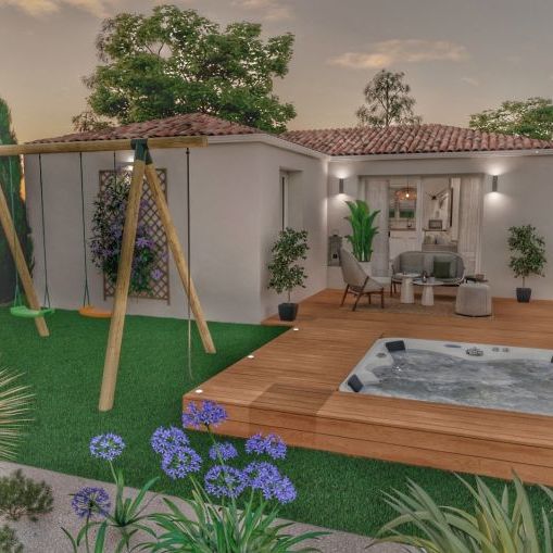 Projet de construction à Miramas  maison neuve 2 chambres avec terrain viabilisé de 285 m²  Idéal primo accédant ou investisseur