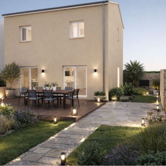 Maison neuve 84 m² avec terrain viabilisé 413 m² à Alleins 3 chambres, étage et lotissement