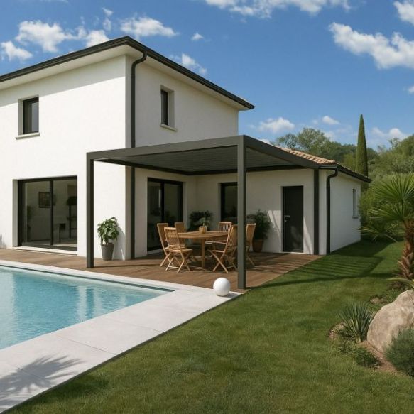 Maison neuve 120 m² avec suite parentale sur terrain viabilisé à Cucuron (84160)