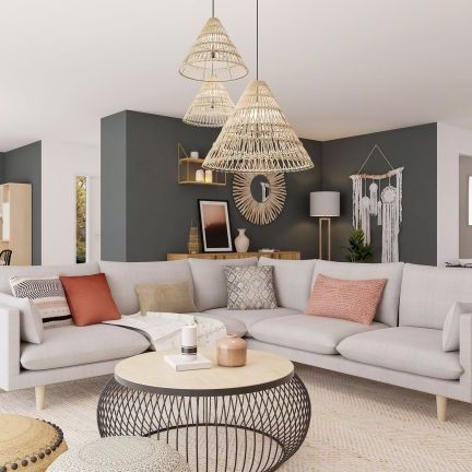 Marseillan : maison contemporaine 50 m² avec 2 chambres sur terrain viabilisé de 240 m², proche mer