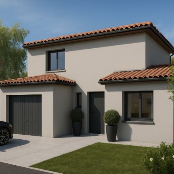 Maison neuve 4 pièces avec suite parentale et garage à Lavérune centre, proche commodités