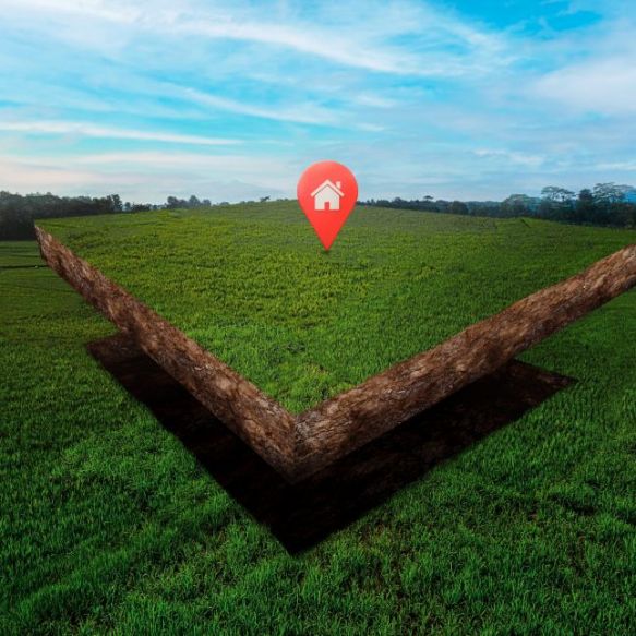 Terrain constructible 720 M²à Cadenet