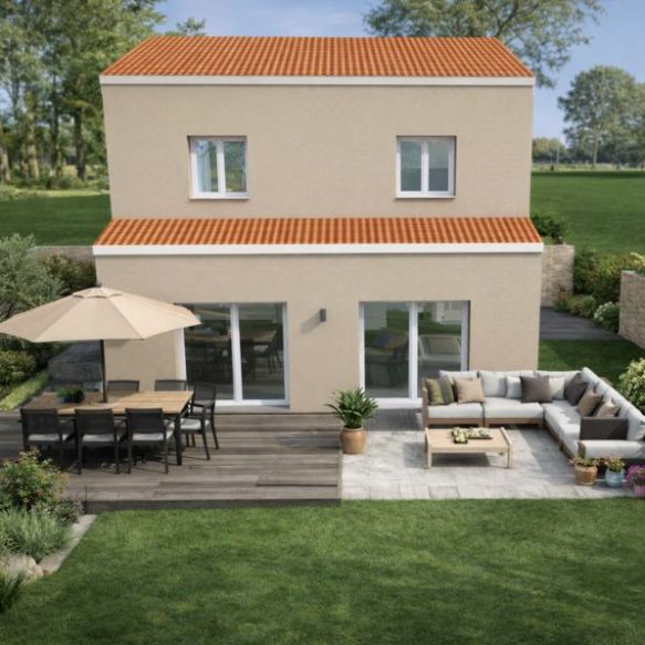 Maison neuve 105 m2 avec terrain 342 m2 centre ville Saint Mitre les Remparts proche commodites et ecoles