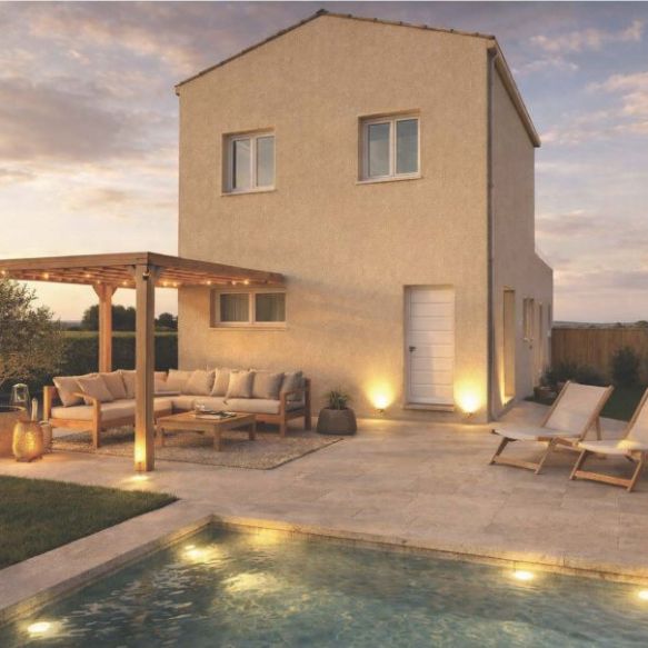 Maison neuve 95 m² avec 3 chambres dont une suite parentale sur terrain de 626 m² à Robion proche écoles et commoditES