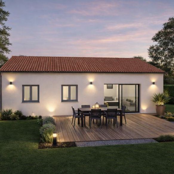 Terrain viabilisé 324 m² à Fos-sur-Mer – Maison neuve de plain-pied 85 m² avec 3 chambres