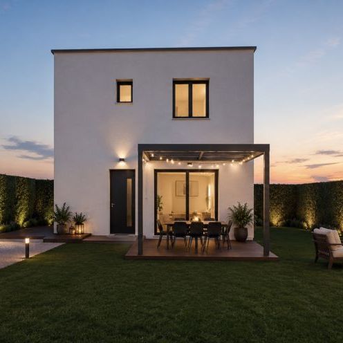 Maison neuve à étage 95 m² avec 3 chambres sur terrain viabilisé de 420 m² à Alleins (13980)