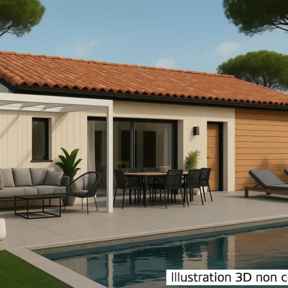 Premier achat idéal : maison neuve 3 chambres avec terrain viabilisé à Pomérols