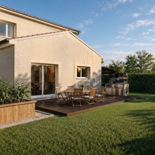 Maison neuve 80 m² à Saint-Hilaire-de-Brethmas avec terrain viabilisé de 320 m² – 2 chambres