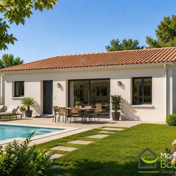Terrain de 650 m² avec maison neuve de 86 m² ...