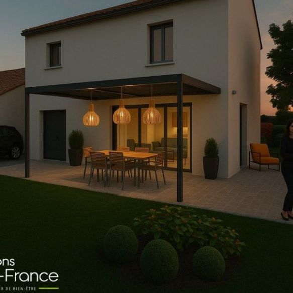 Terrain + maison à construire à Cavaillon (84300) – Terrain clos de 540 m² avec portail et maison 3 chambres