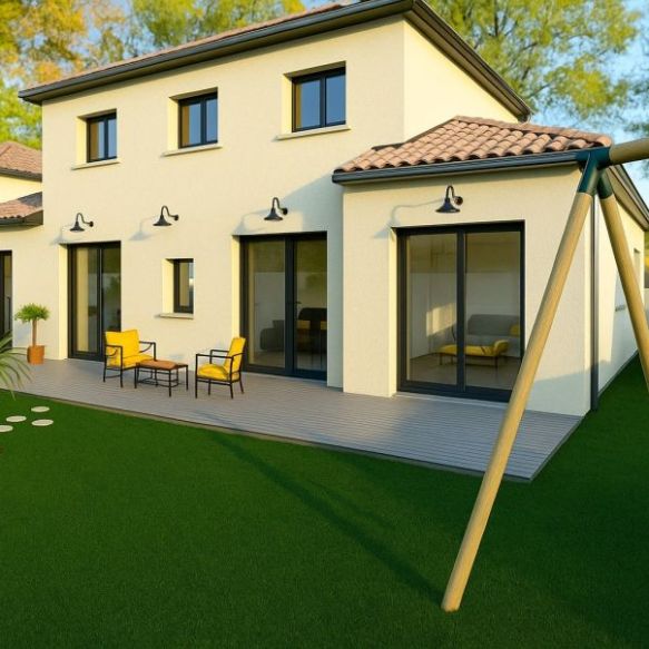 Maison neuve 130 m² à Pertuis avec terrain viabilisé de 501 m² en lotissement