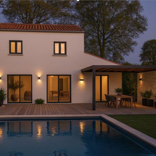 Maison neuve 90 m² avec terrain 450 m² à Saint-Étienne-du-Grès proche écoles et commodités