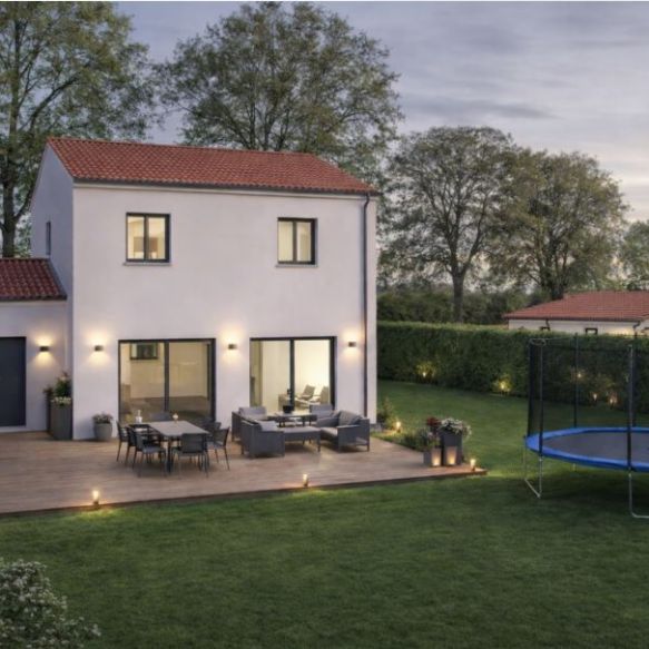 Maison neuve 85 m² avec 3 chambres et garage sur terrain viabilisé de 305 m² à Lambesc (13410) proche écoles et commodités