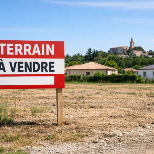 Terrain à bâtir 460 m² Rochefort-du-Gard – lotissement recherché, proche écoles et commodités, baisse de prix