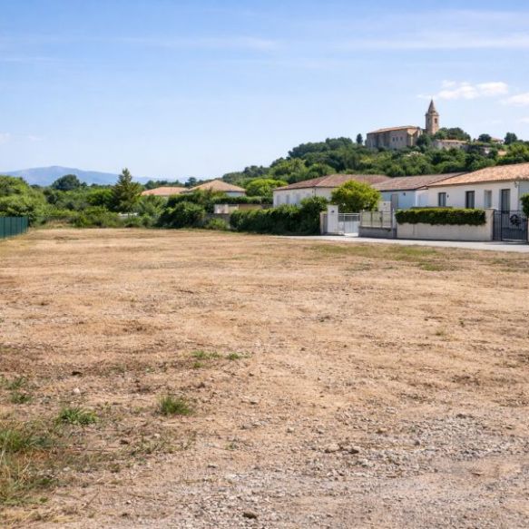 Terrain constructible 500 m² en lotissement recherché au cœur de Mérindol