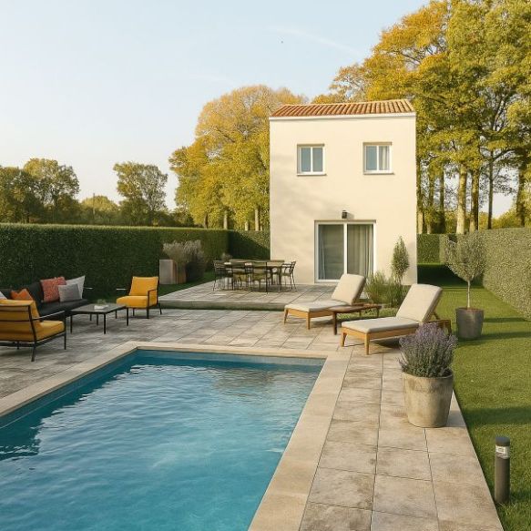 Maison neuve à étage de 70 m² avec jardin et option garage à Charleval – idéale primo-accédants avec prêt à taux zéro