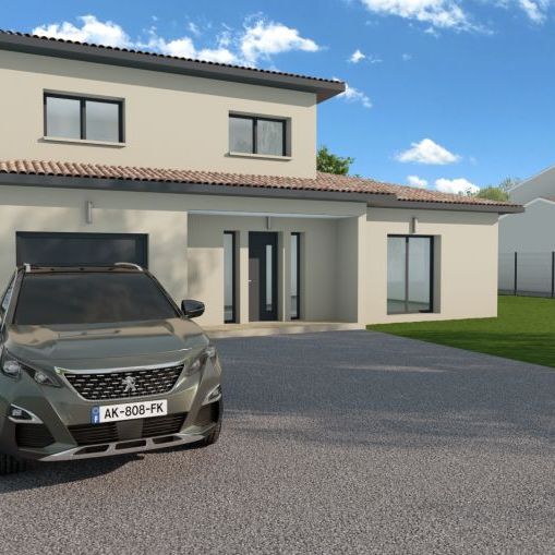 Maison neuve 100 m² à Châteaurenard – 3 chambres, garage, terrain viabilisé de 370 m² proche commodités