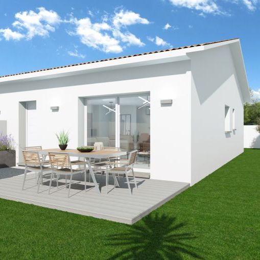 34320 Roujan villa plain-pied garage
