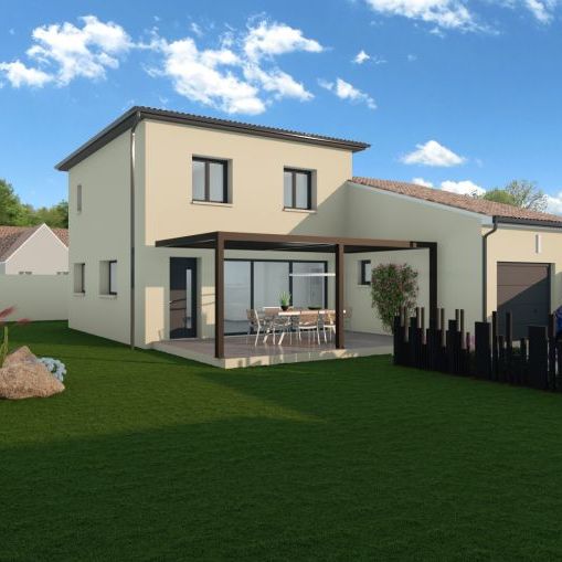 Villa à étage 108 M² avec garage et suite parentale sur un terrain de 500 M² à Eyguieres