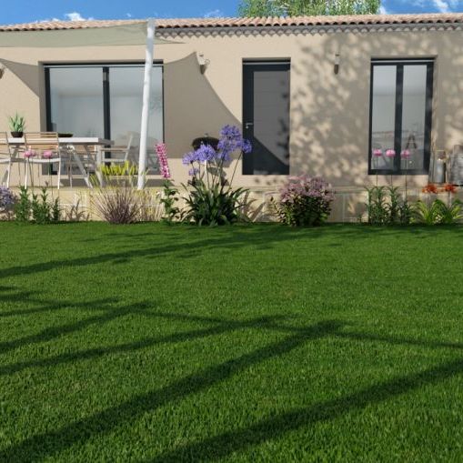 terrain constructible de 300m2 viabilisé dans un petit lotissement sur saze 30650