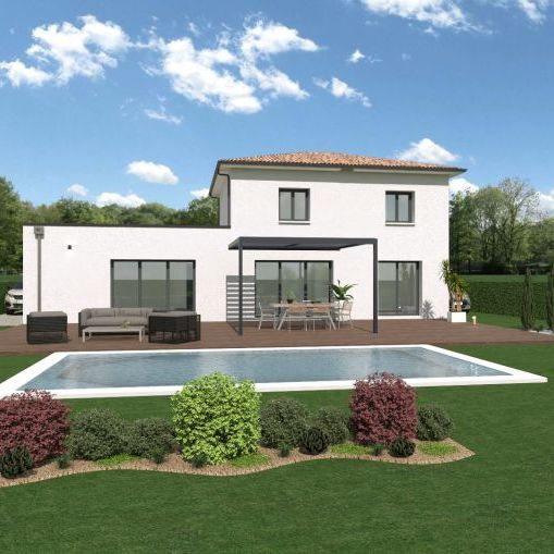 Villa contemporaine 150m2 sur une parcelle hors lotissement de plus de 1000m2 84200 Carpentras