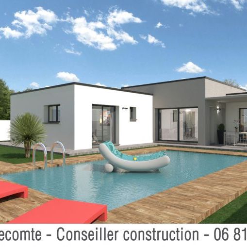 34410 Sérignan villa contemporaine sur 500m² de terrain