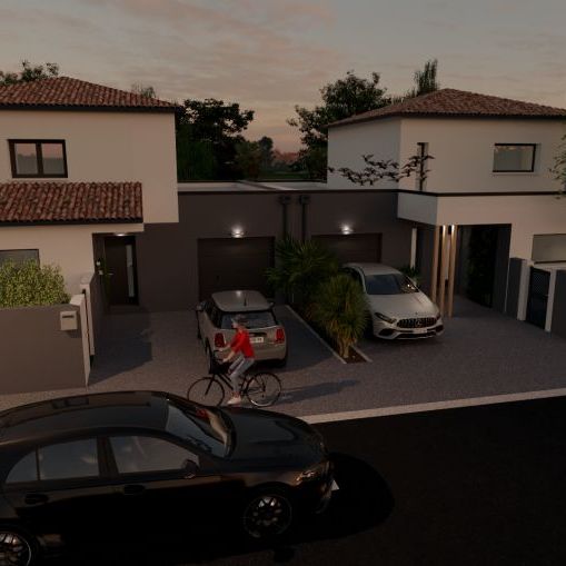 Construction de villa contemporaine sur la commune de Prades le lez  en exclusivité chez maisons bati france