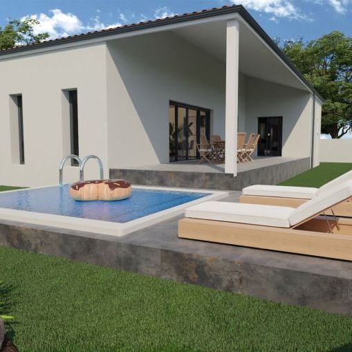 Maison neuve plain-pied 120 m² avec garage sur terrain de 700 m² à Istres proche écoles et commodités