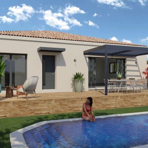 Maison familiale à Charleval – 111 m², 4 chambres, terrain piscinable en centre-ville