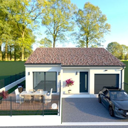 Maison de plain pied 2 chambres avec garage à Vias