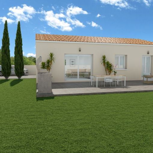 Maison neuve de plain-pied 86 M² sur un terrain entièrement cloturé, avec piscine à Morières les Avignons 84310