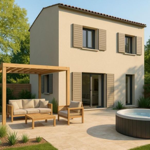 Maison à étage 84 m² avec 3 chambres et terrain de 426 m² à Saint-Chamas