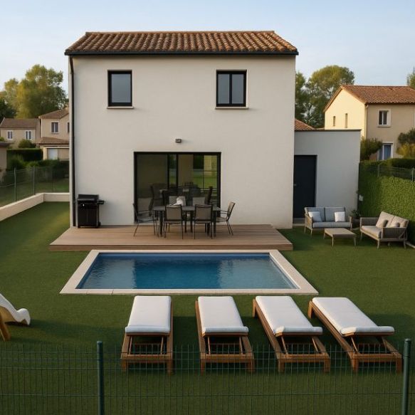 Maison étage 3 chambres à Sommières