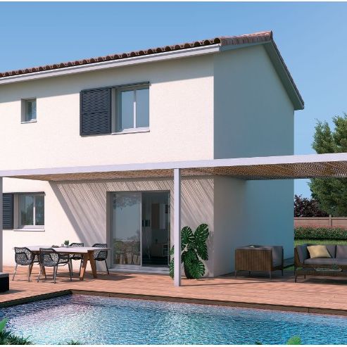 MAISON ETAGE AVEC TERRAIN HORS LOTISSEMENT 3 CHAMBRES PROCHE COMMODITES